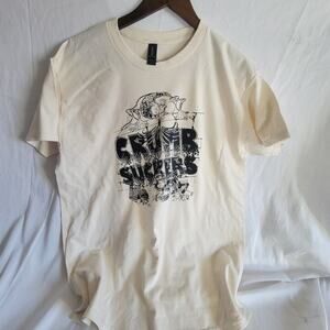 the Crumbsuckers   band   t shirt size   large cream